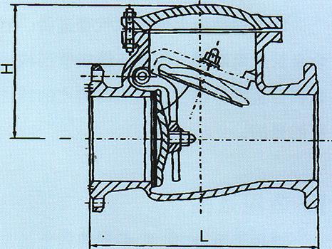 氧氣管道旋啟式止回閥